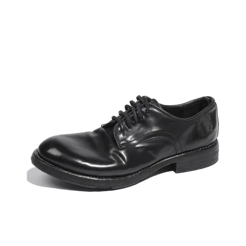 Dreambo Italian Version Shell Cordovan Derby Shoes Handmade Goodyear Men's Casual Shoes Business Leather Shoes Men's