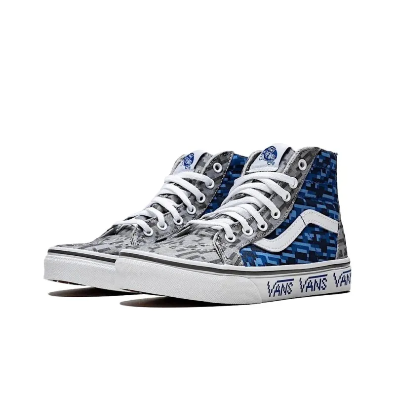 Sk8 Vans Hi Zip Kids 'Digi Earth'-2