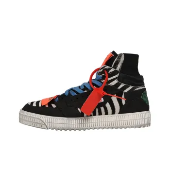 OFF WHITE Off Court 3.0 High Black Zebra FW19