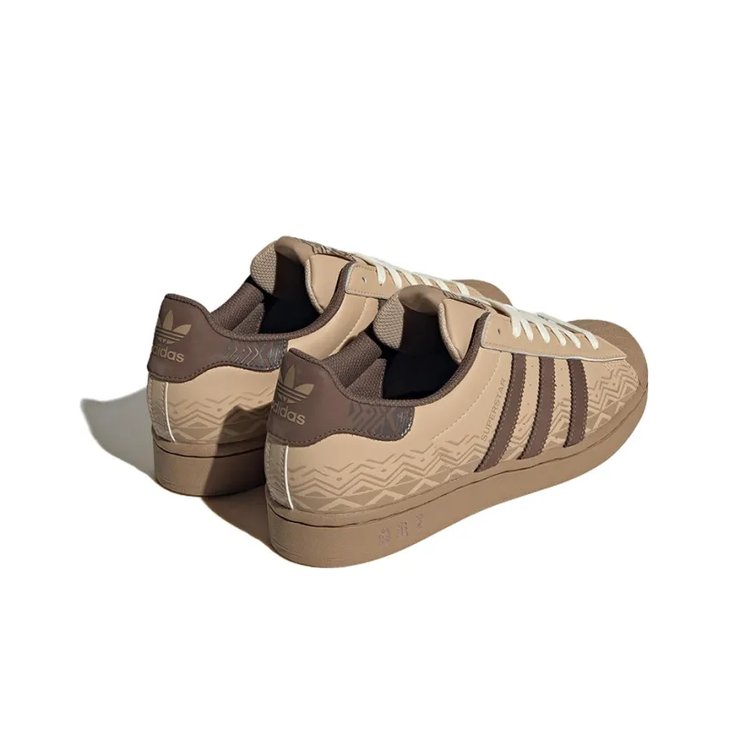 Adidas Originals Superstar Shoes 'Magic Beige / Cargo Brown'-3