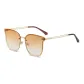 Gold Frame with Gradient Orange Lens