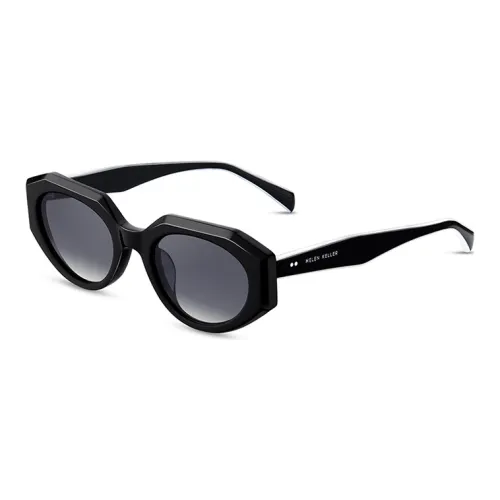 SOMAN PC Irregular Shape Sunglasses Unisex Black White Bean Flower Pink Silver