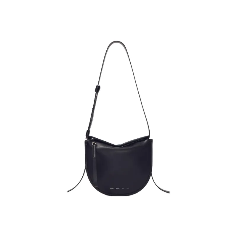 PROENZA SCHOULER Calfskin Handbag Shoulder Bag Crossbody Bag Medium Size Women's Black-1