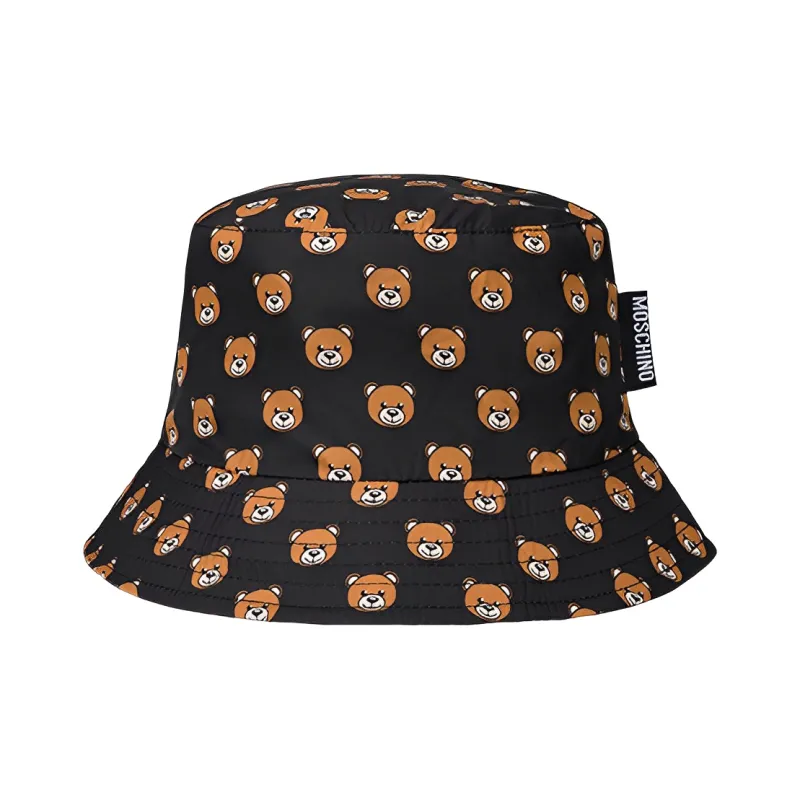 MOSCHINO Teddy bear Print Bucket hat-1