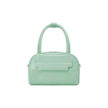 FIND KAPOOR Artificial Leather Portable Crossbody Bag Shoulder Bag Medium Size Unisex Mint/Custard/White/Pink Purple