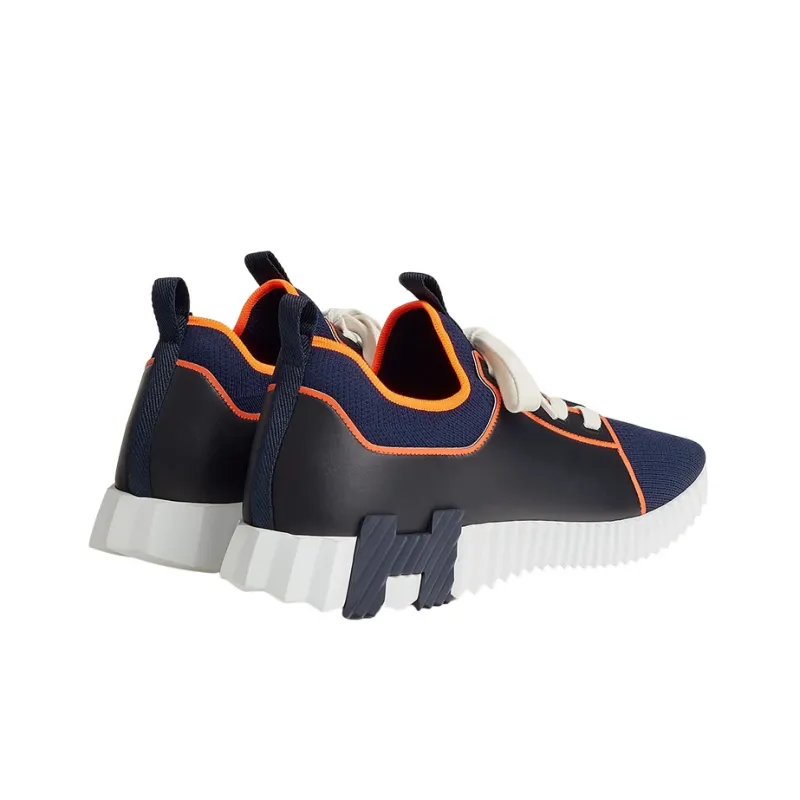 HERMES Depart Low Top Sports Casual Shoes Men's Blue-3