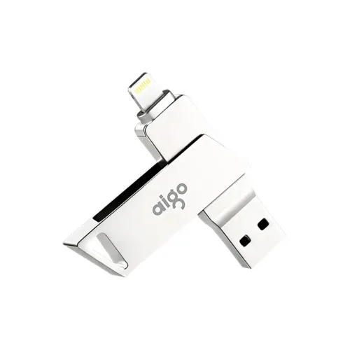 AIGO 32G/64G/128G Apple Official MFi Certification Dual-Purpose For Cell Phones And Computers USB Drives