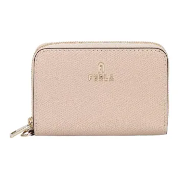 Furla Leather Wallet Trumpets Women's Pink