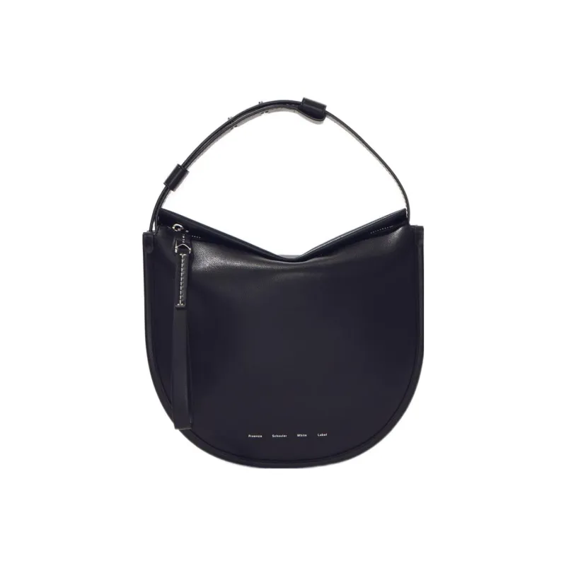 PROENZA SCHOULER Calfskin Handbag Shoulder Bag Crossbody Bag Medium Size Women's Black-0