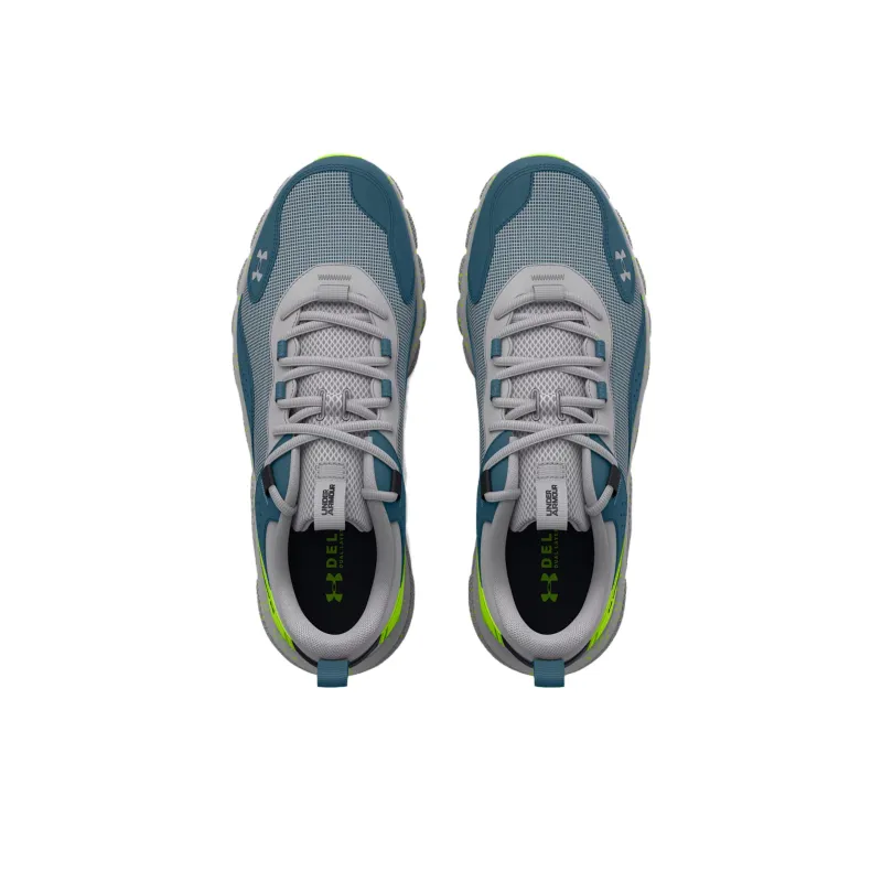 Under Armour Charged Verssert Speckle 'Mod Grey Lime Surge'-3