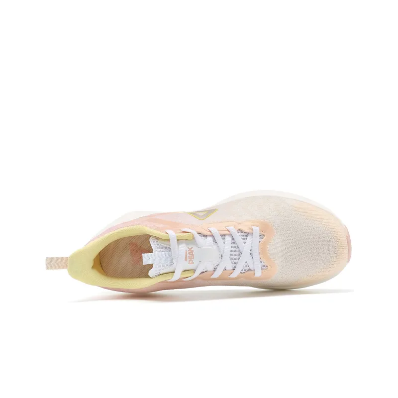 PEAK Hyperfuse Anti Slip Wear Resistant Low Top Running Shoes Women's Desert Pink-3