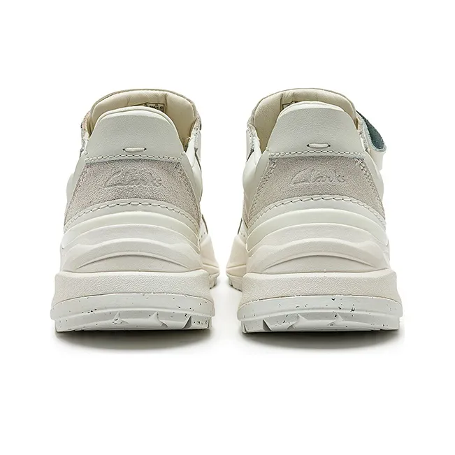 Clarks Low Top Sports Casual Shoes Women's White-2