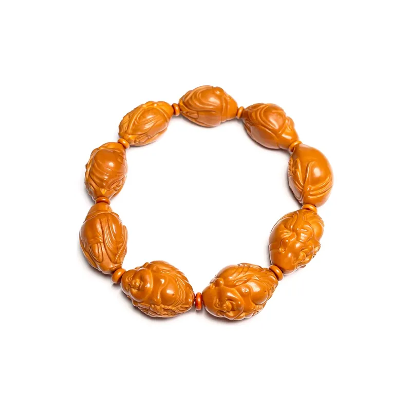 MOUNTAINS AND MANS Olive Pit Bracelets Men's-7