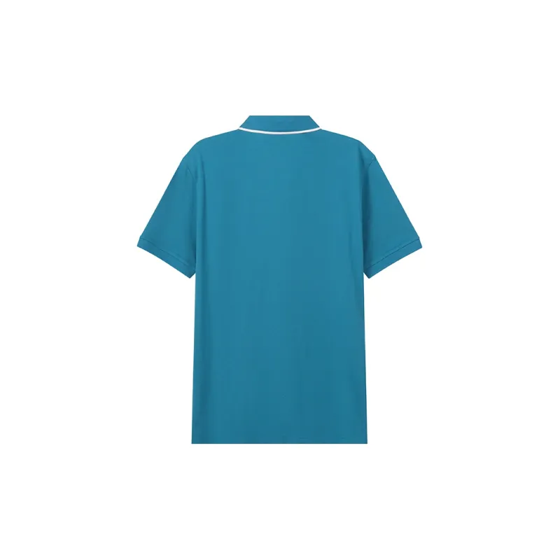 EMPORIO ARMANI FW22 Polo Shirt Men's Aqua Blue-1