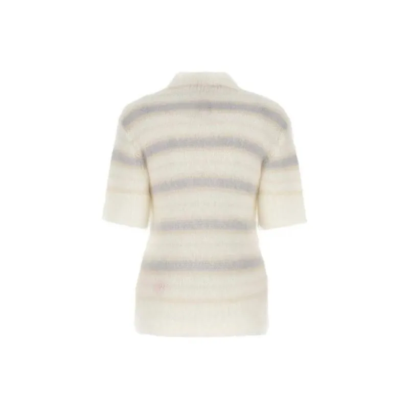 MARNI Short Sleeved Striped Jumper-1