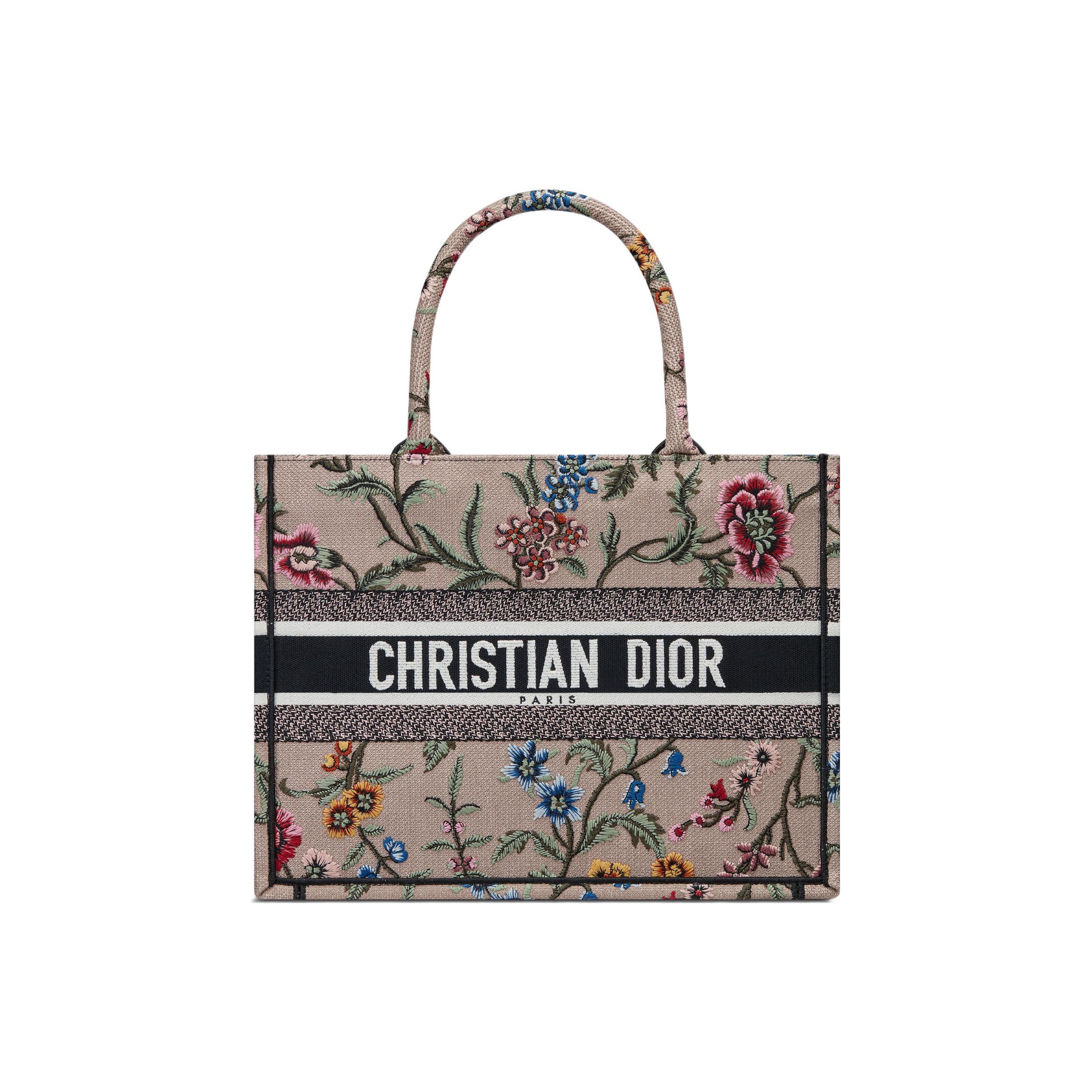 3D刺繍がかわいい】Dior☆バック スモール《BOOK TOTE》 (Dior