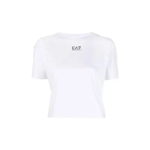 EMPORIO ARMANI EA7 Crop Tops Women's White