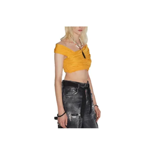 DSQUARED 2 Strapless Tops Women's Yellow