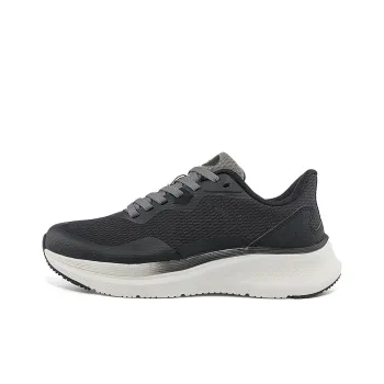 Kappa Anti Slip Wear Resistant Low Top Casual Running Shoes Unisex Black Gray