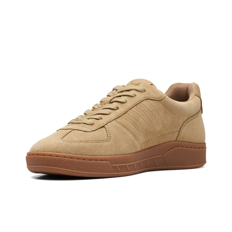 Clarks Qilu Stylish Skateboarding Shoes Men's Brown-1