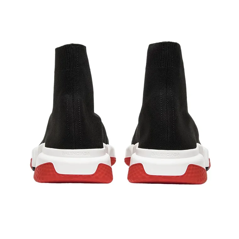 Balenciaga Speed Trainer Mid 'Black Red'-3