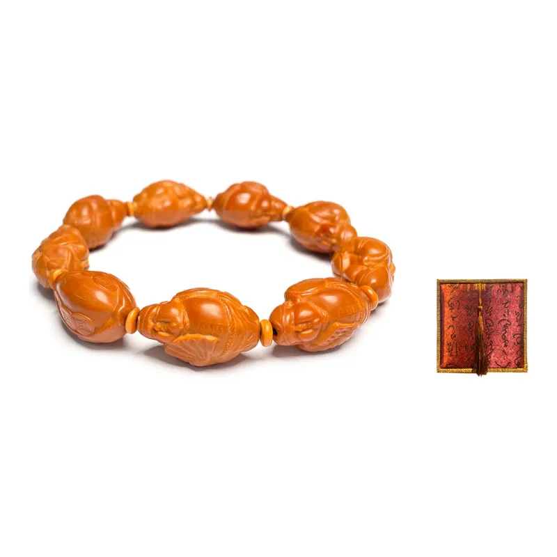 MOUNTAINS AND MANS Olive Pit Bracelets Men's-9