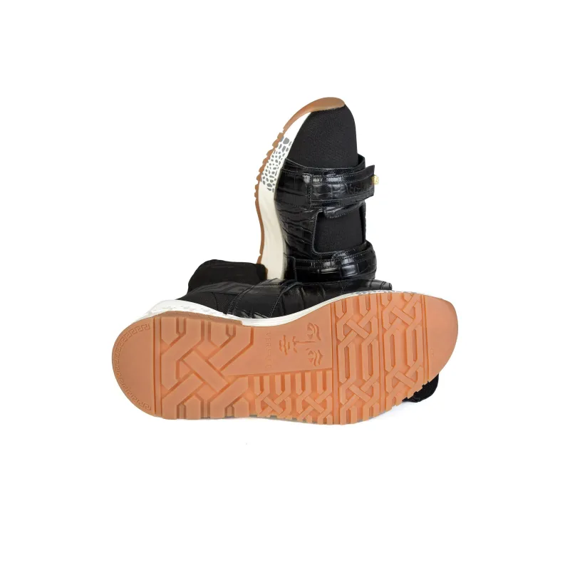 VERSACE Touch-Strap Sock Mid 'Black Oro Tribute'-4
