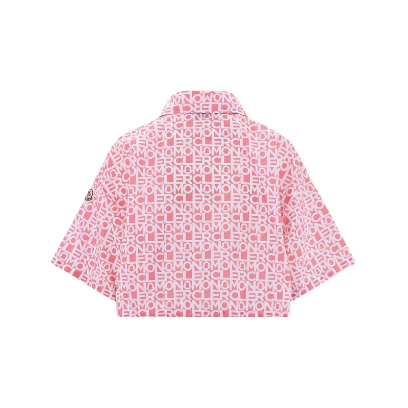 Moncler All Over Monogram Shirt 'Pink'-1