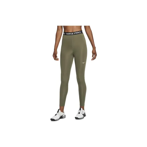 Nike Sports Pants Women's Dark Khaki Fabric Color