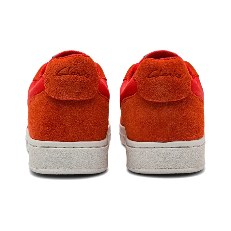 Clarks Skateboard Shoes Men Low-Top Garnet Red-3