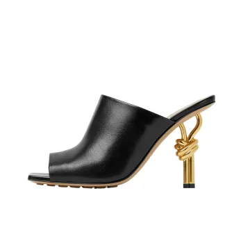 Bottega Veneta Knot Squared Toe Mules Women's