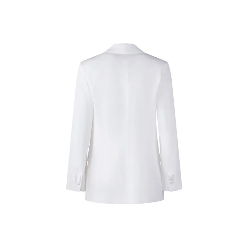 EMPORIO ARMANI Single breasted Blazer In Envers Satin-1