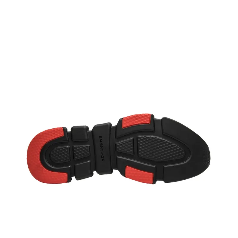 Balenciaga Speed Trainer Mid 'Black Red'-4