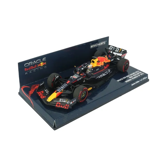 MINICHAMPS ORACLE RED BULL RACING RB18 Spanish Grand Prix Champion, Resin Assembled Models-1