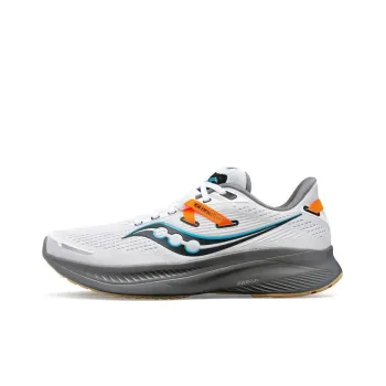saucony Guide 16 'White Orange Gravel'