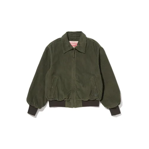 Levis Cropped Coats Women's Grass Green