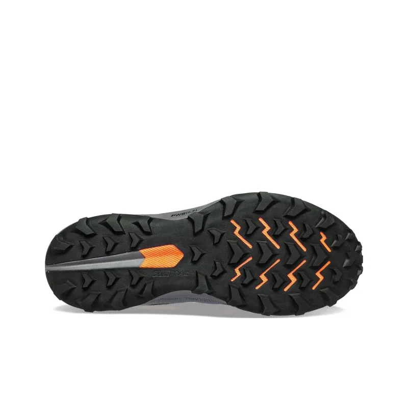 Saucony Peregrine 13 Peregrine Falcon 13 Cushioning Anti Slip And Wear Resistant Low Top Running Shoes Men's Gray-4