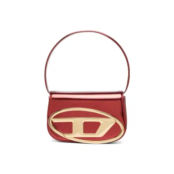 DIESEL Cow Leather 1DR Bag Crossbody Bag Shoulder Bag Women's Red