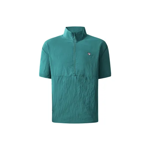 FILA Jackets Men Strong Water Jade Green