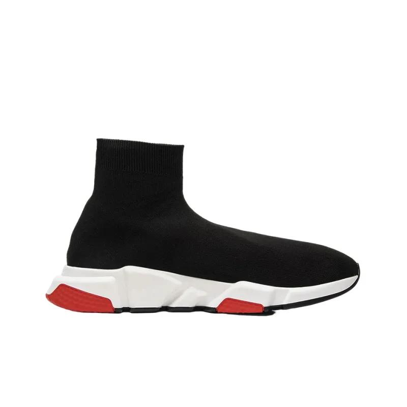 Balenciaga Speed Trainer Mid 'Black Red'-1