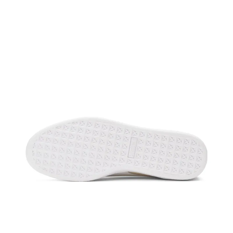 PUMA Suede Classic Xxi Anti Slip Wear Resistant Low Top Skateboard Shoes Unisex White Brown-5