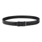 Gunmetal Buckle Black Strap