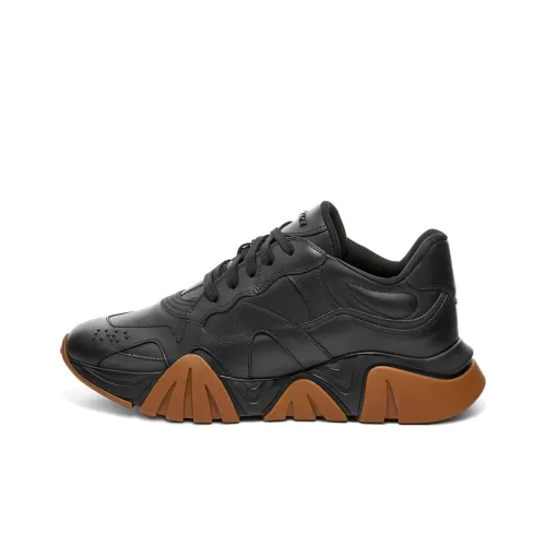 VERSACE Low Top Sports Casual Shoes Men's Black