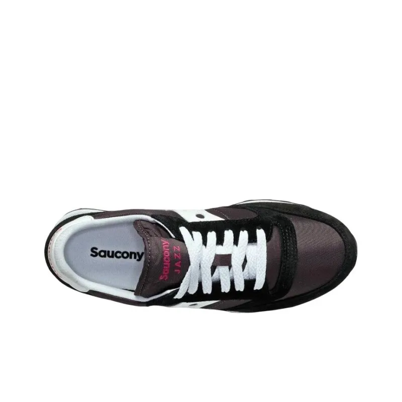 saucony Women's Jazz Original 'Black White Red'-3