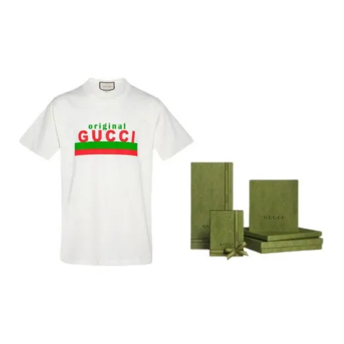 GUCCI T-Shirts Men Gift Box Sets Ivory White