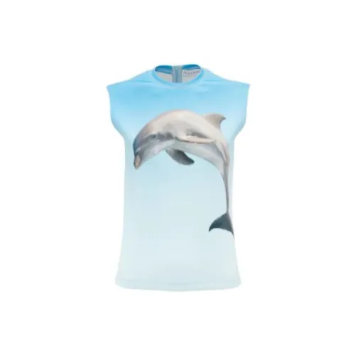 JW Anderson Graphic-print Sleeveless Top