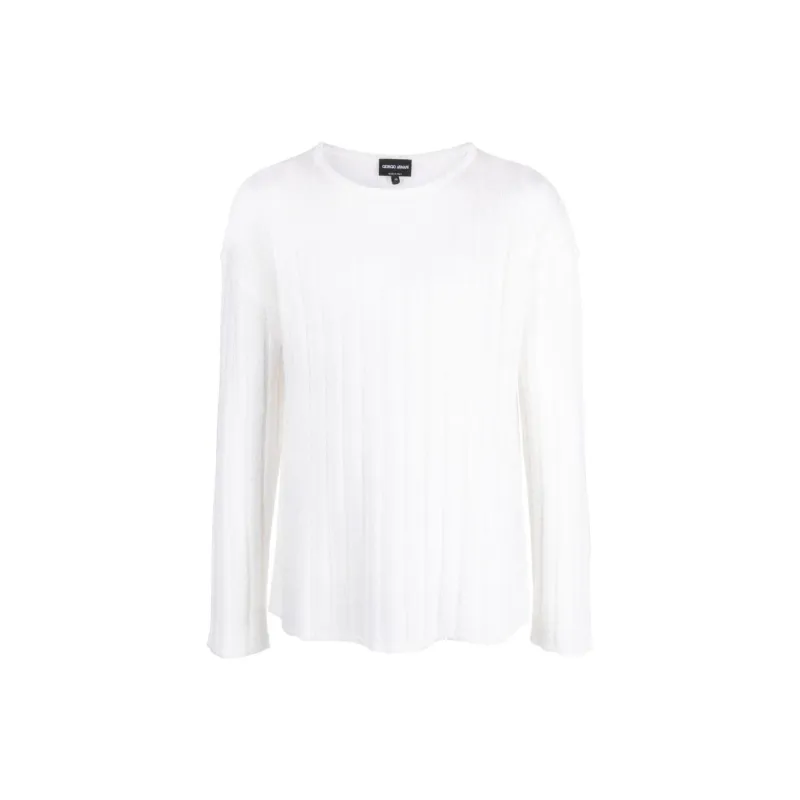 GIORGIO ARMANI Sweaters Men White-1