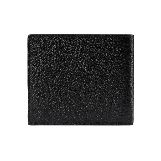 GUCCI Leather Card Holder Men's Black-2