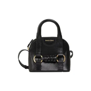 See By Chloe Grain Goatskin Shoulder Bag, Crossbody Bag, Handbag Extra Mini Women's Black