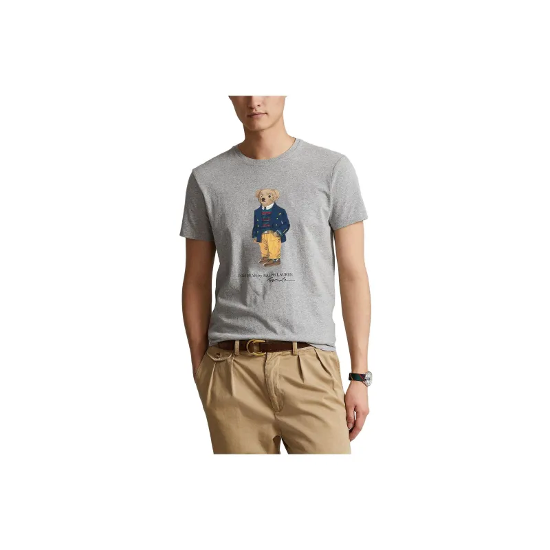 Polo Ralph Lauren T Shirts Men Gray-2
